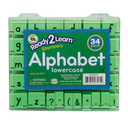Ready2Learn™ Manuscript Alphabet Stamps, 1in Lowercase, 34 Stamps